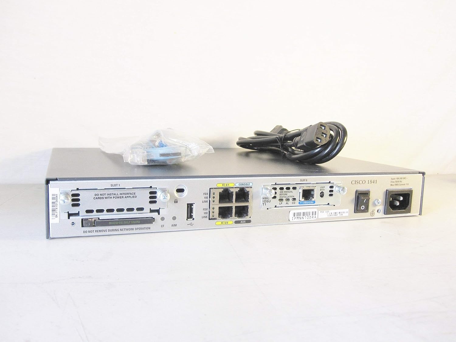 Cisco CISCO1841-T1-V2 1841 Bundle with HWIC-1DSU-T1, Ip (Renewed)