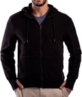 SCOTTeVEST Microfleece Hoodie for Men - 21 Hidden Pockets - Warm Fleece Zip Up Sweatshirt for Travel & More