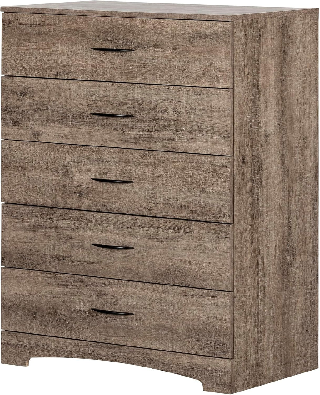 South Shore Step One 5-Drawer Chest Dresser Weathered Oak