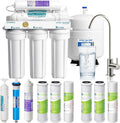 APEC Water ROES-PH75X 6-Stage Alkaline Under Sink Reverse Osmosis Water Filter System, NSF Cetified 372 & 58, 75 GPD, with Extra High Capacity Pre-Filter Set Stage 1-3