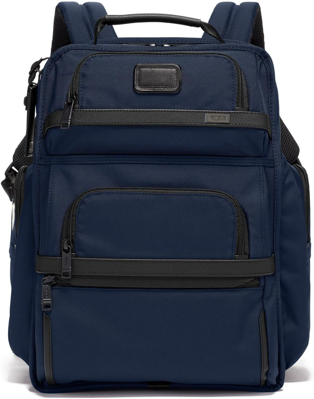 TUMI - Alpha Brief Pack - Men's and Women's Work and Travel Laptop Backpack with Padded Adjustable Strap - Fits Up to 15' Screen - Navy