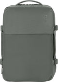 Incase A.R.C. Travel Backpack 38L – Expandable Carry On Luggage, Fits up to 17' Laptop – Butterfly Opening, Quick Access Pocket, Shoe Storage – Airplane Travel Essentials, Weekend Bag – Smoked Ivy