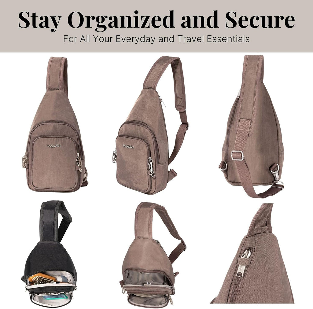 Baggallini Securtex Anti-Theft Daytripper Sling