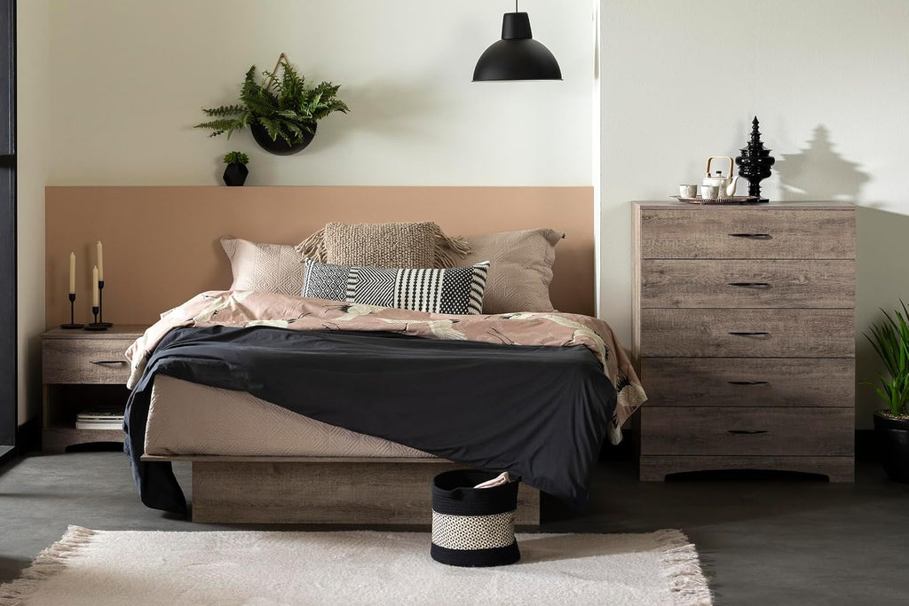 South Shore Step One 5-Drawer Chest Dresser Weathered Oak