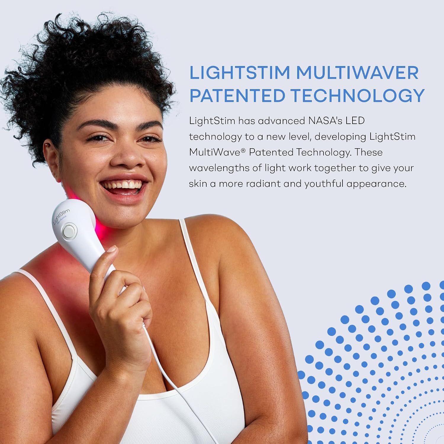 LightStim for Acne LED Red Light Therapy, FDA cleared for mild to moderate acne, reduce acne, calm existing breakouts & restore your skin's healthy appearance 36 Blue & Red LEDs, 415 & 630 wavelengths