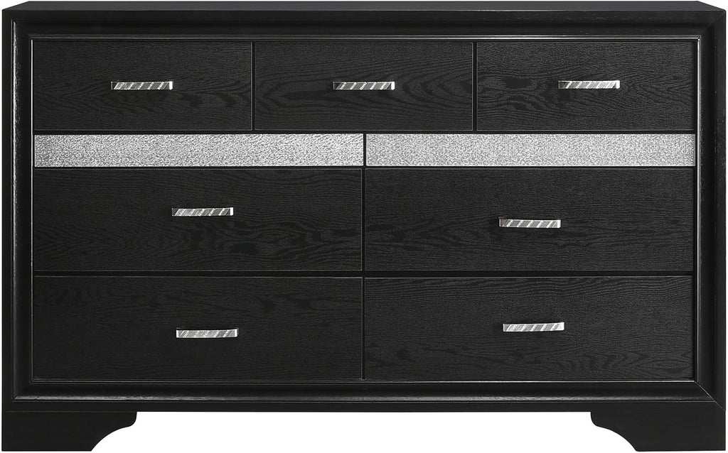 Black 4-piece Twin Bedroom Set