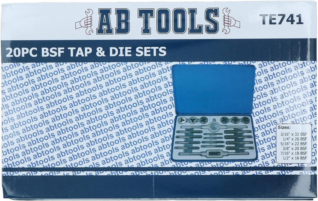 BSF + BSW Whitworth Tap And Die Sets British Standard Fine Coarse Rethreader