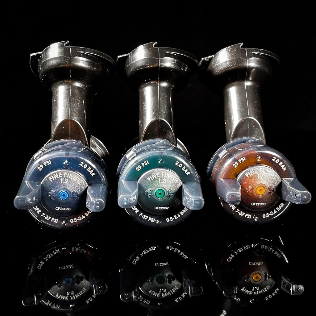 3M Performance Fine Finish Spray Gun System 26978, Includes PPS 2.0 Cup System, 15 Replaceable Gravity Fine Finish HVLP Atomizing Heads, Air Control Valve