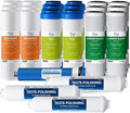 iSpring F22-75 NSF Certified 3-Year Replacement Filter Pack, For Standard 5-Stage RO Systems, Reduces PFAS, Chlorine, Bad Taste & Odor, 22 Pieces