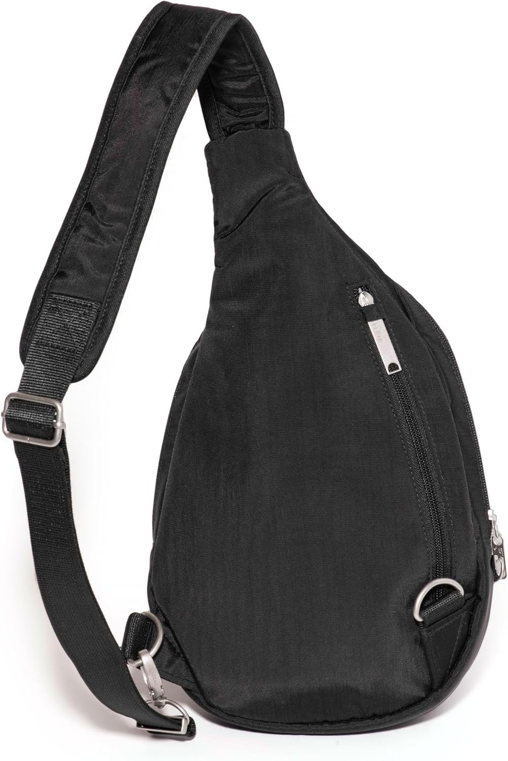 Baggallini Securtex® Anti-Theft Multi Zip Sling - Lightweight 8.6'x15.2' Travel Bag with Locking Zippers & RFID Protection
