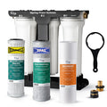 iSpring 3-Stage RV Water Filter System, Removes Over 99% PFAS, Bacteria and Viruses, Reduces Chlorine, Lead, Odor, and Sediment, Leak-Free Brass Fittings, External Mounting Bracket, Model: CW31-PFBV