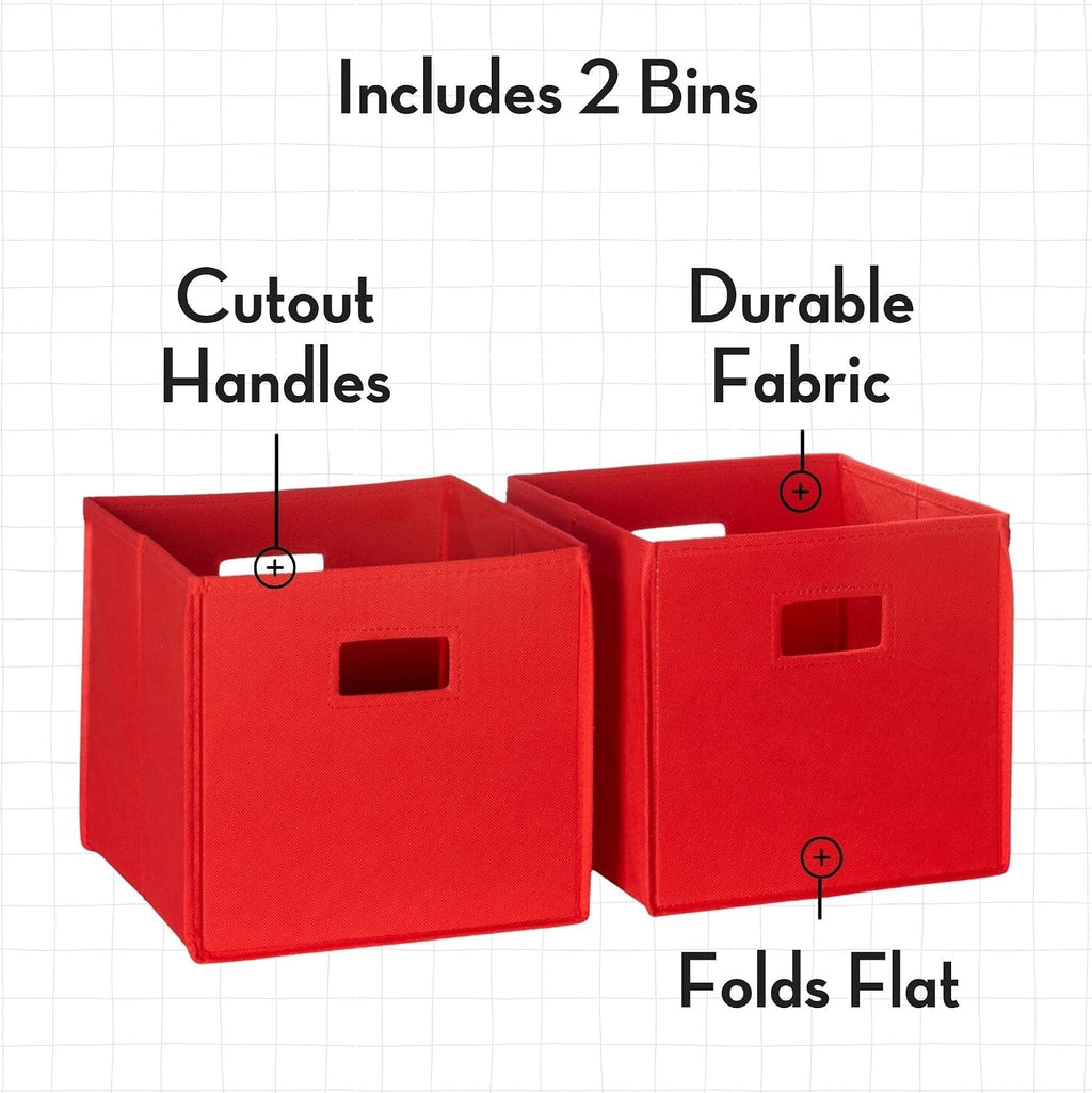 RiverRidge Catch-All Kids Toy Storage Organizer with 3 Cubbies and 2 Storage Bin Compartments