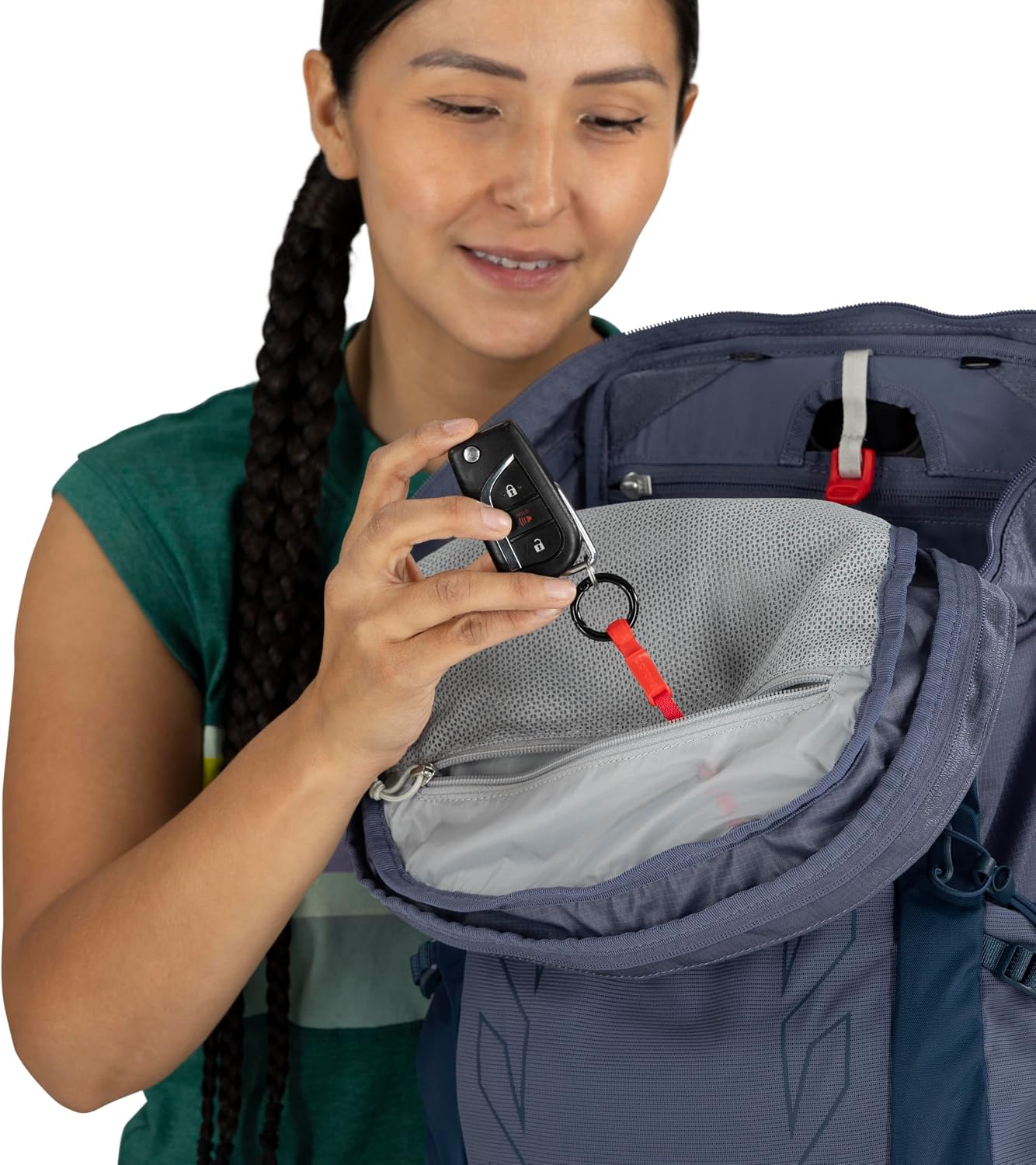 Osprey Tempest 26L Women's Lightweight Hiking Backpack - Daypack for Travel & Camping, Black/Coal Grey