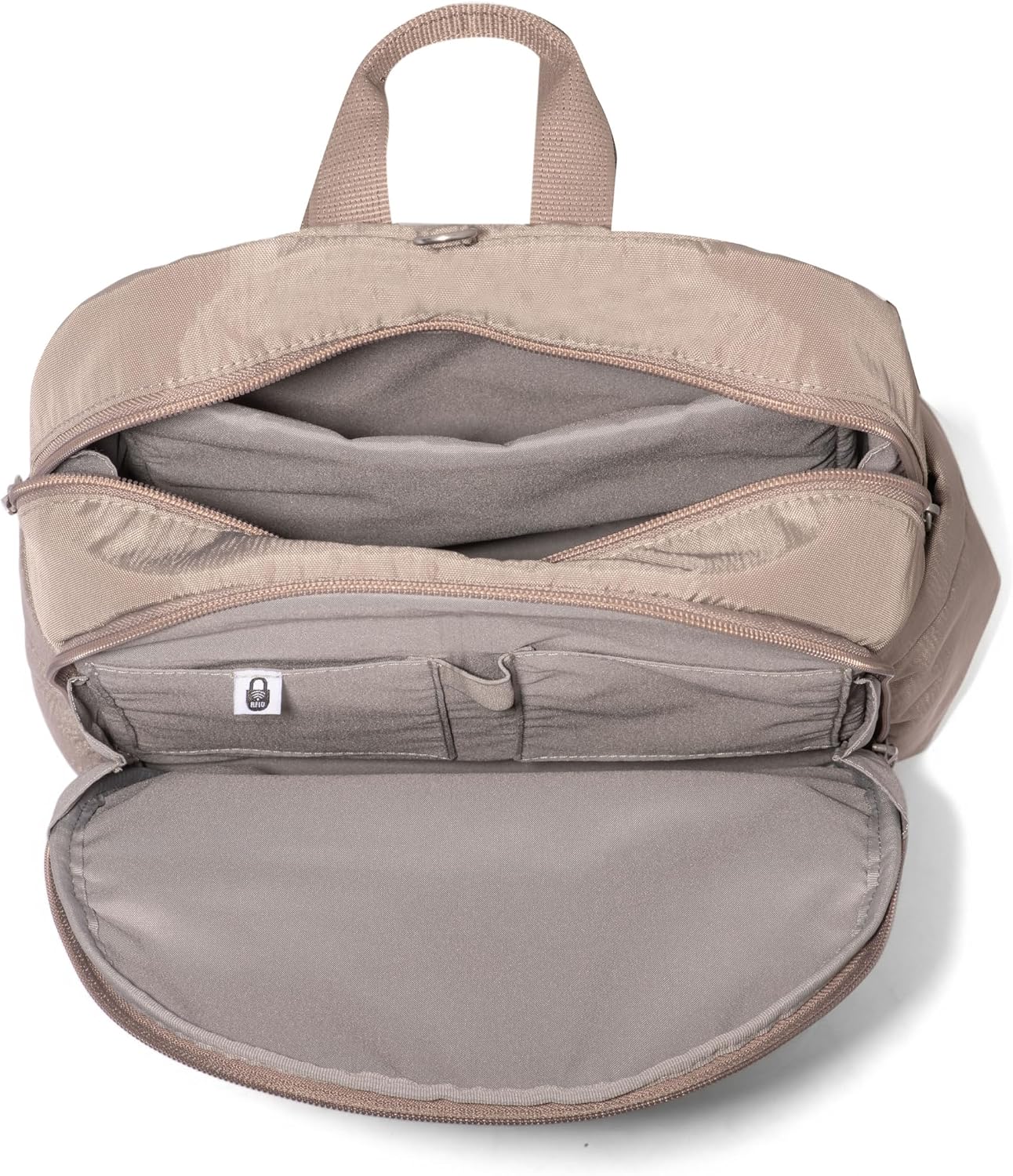 Securtex Anti-Theft Getaway Backpack - 9.4'x13'x5' Travel Safe Bag w/Locking Zippers, Slash-Resistant, RFID