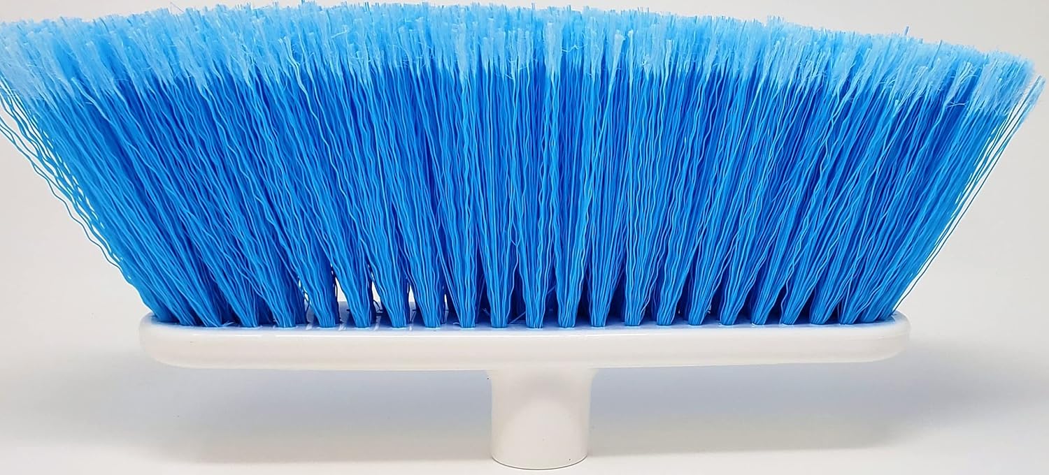 The Original Soft Sweep Magnetic Action Broom Assorted Colors with Natural Finish Wood Handles (12 Brooms)