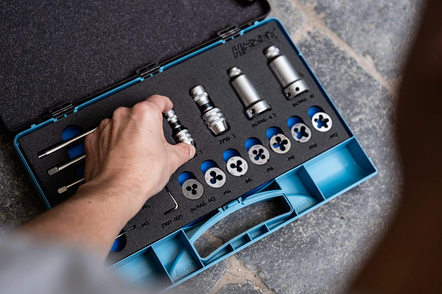 Hazet 849 Tap and Die Set