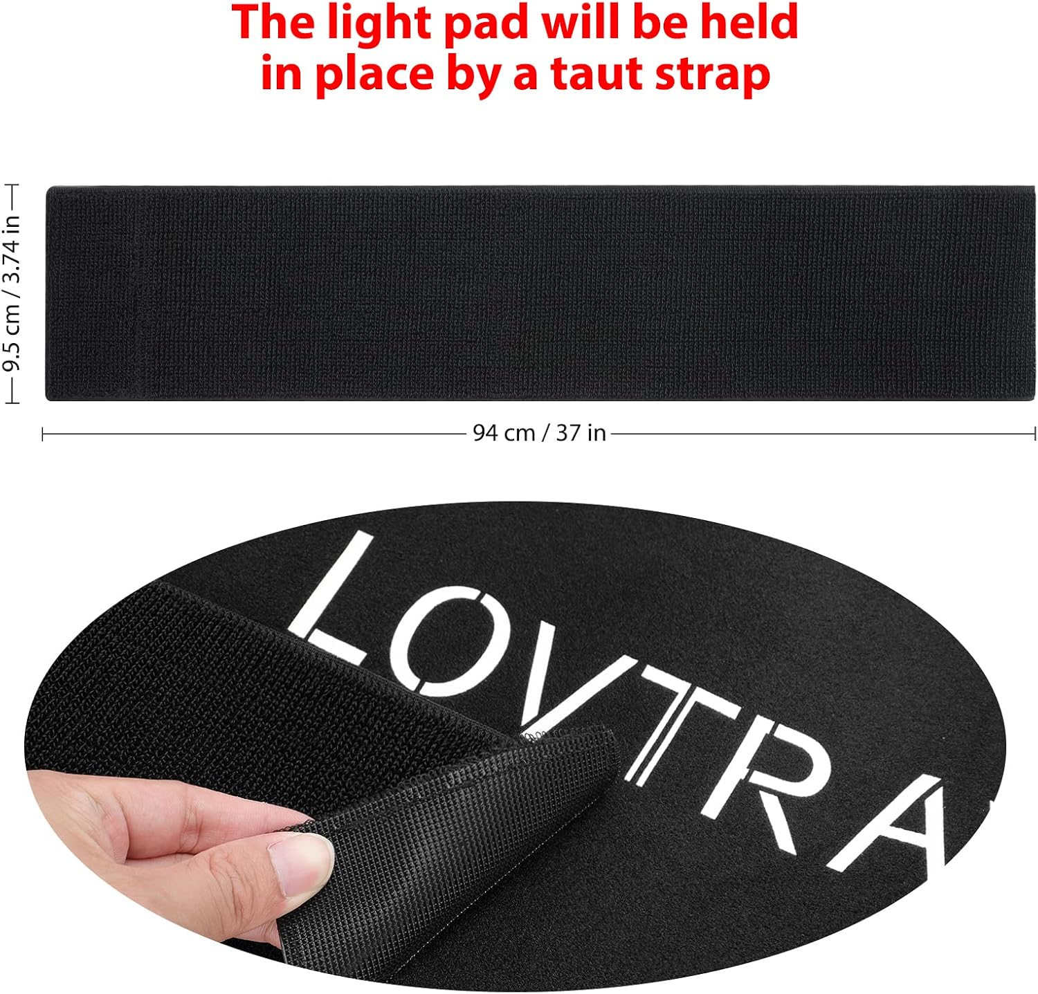 360pcs LED 660nm Red Light and 850nm Near Infrared Light Therapy Devices Mat Large Wearable Pads Wrap for Body Pain Relief