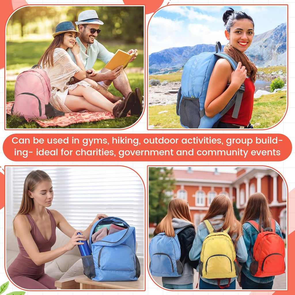 Eccliy 50 Pack Backpacks Bulk 17 Inches Back Pack Basic Backpack for Adult Lightweight Outdoor Travel Bookbags(6 Soft Color)