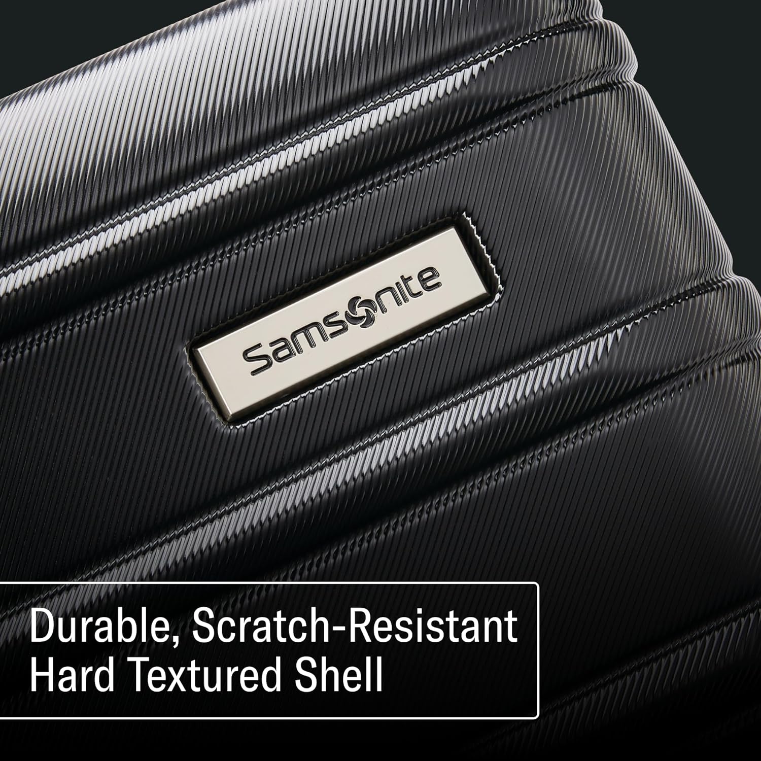 Samsonite Omni 2 Hardside 3 Piece Set - Includes Global Carry-On, Medium, & Large Checked Suitcases - 360° Dual Spinner Wheels - Integrated TSA Lock & Expansion - Amazon Exclusive - Icy Lilac