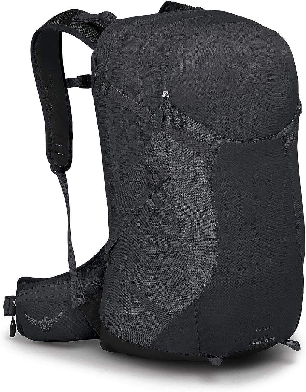 Osprey Sportlite 25L Lightweight Hiking Backpack for Men and Women, Dark Charcoal Grey, M/L