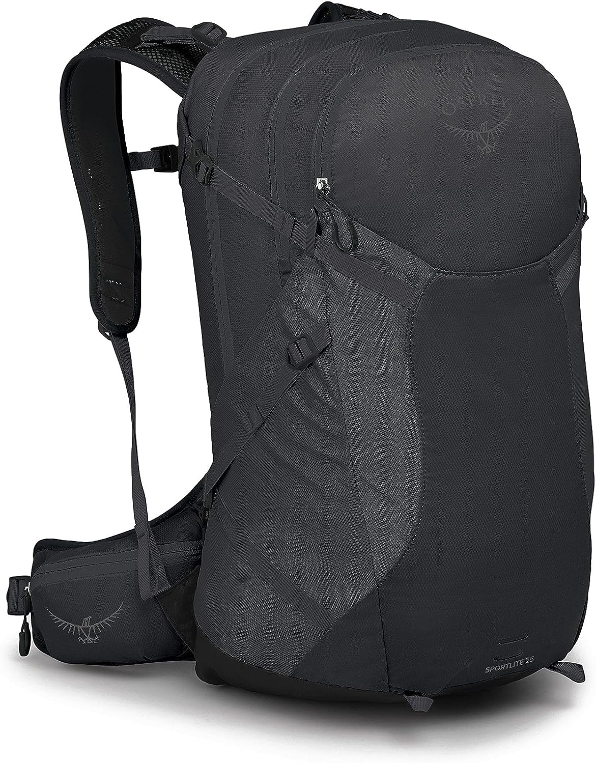 Osprey Sportlite 25L Lightweight Hiking Backpack for Men and Women, Dark Charcoal Grey, M/L