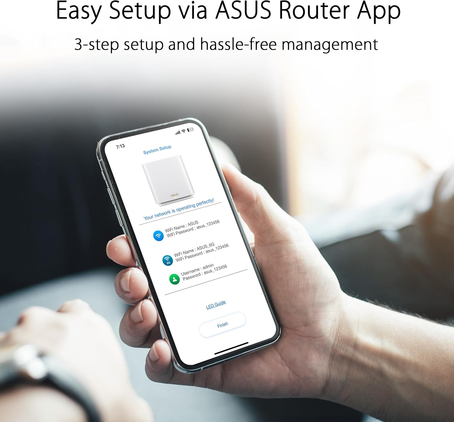 ASUS ZenWiFi Whole-Home Tri-band Mesh WiFi 6E System (ET9 3PK), Coverage up to 7,800 sq.ft, 7800Mbps, new 6GHz band, AiMesh, Lifetime Free Internet Security, Parental Control, EasySetup, Instant Guard