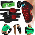 Lunix LX19 Red Light Therapy for Knee, Elbow and Shoulder, Triple Chips LED 850 and 660nm, Infrared Therapy for Circulation & Joint Support, Rechargeable, Adjustable Intensity
