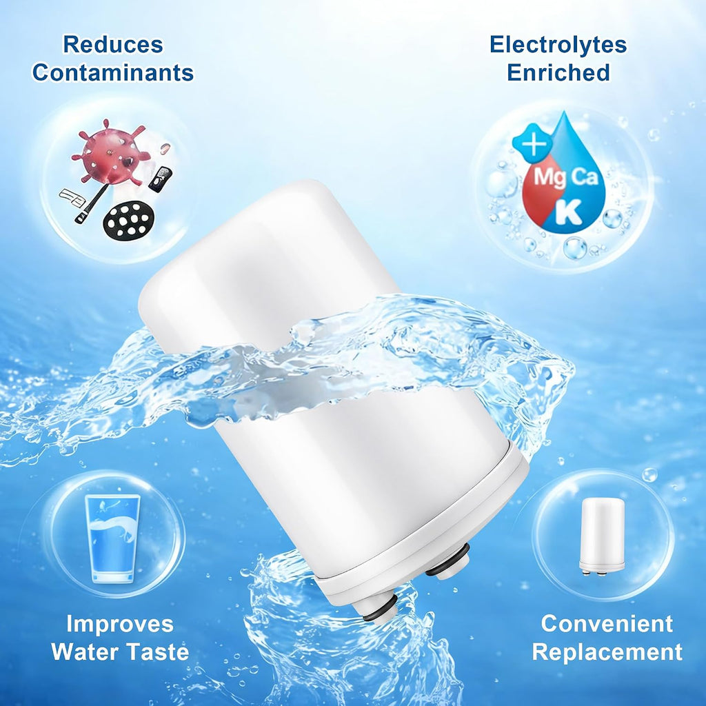 Meonum 1 Pack Premium FC1 Water Filter Replacement Cartridge Compatible with Enagic Leveluk F8 and HG-N Filters on K8, SD501(2011+), JRIV Machine(Not Original Type Before 2010)