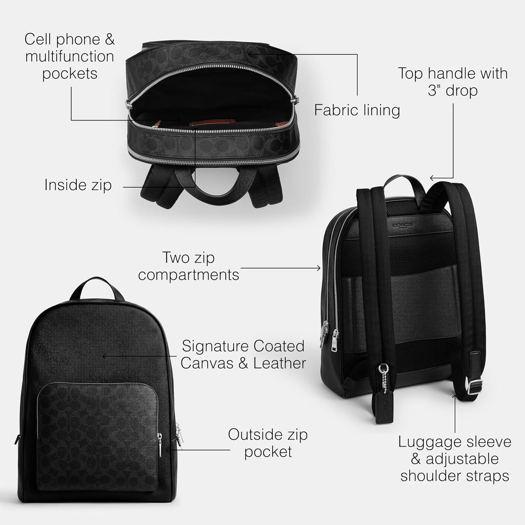 Coach Wade Backpack in Signature