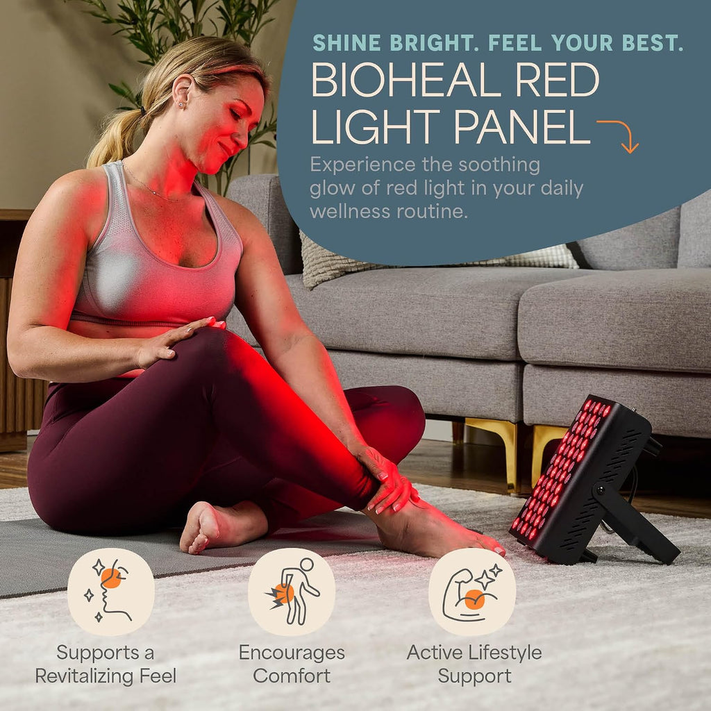 LifePro Red Light Therapy for Body Panel - 90 & 120 Dual Chip LEDs - 660nm & 850nm Near Infrared Full Body Red light Therapy Panel - For Daily Wellness & Comfort -Includes Hanging Kit and Eyewear