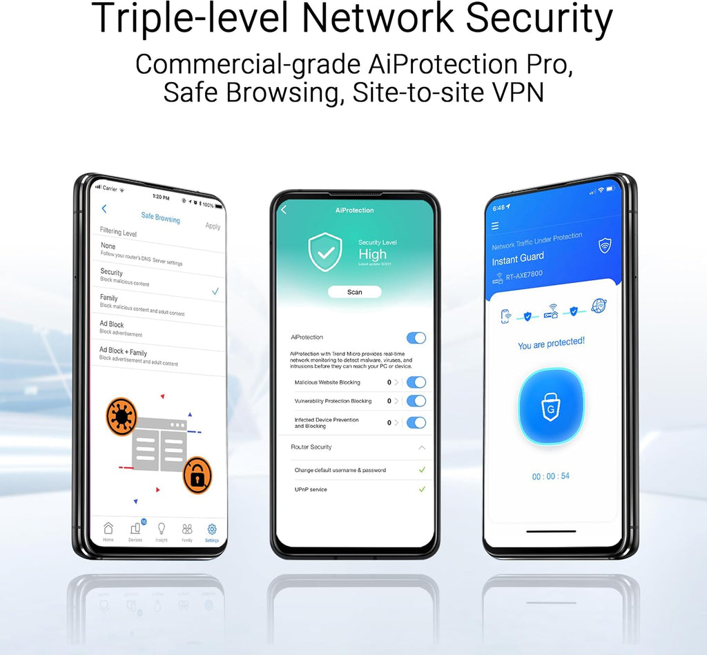ASUS ZenWiFi BT8 Tri-Band WiFi 7 Mesh, 14 Gbps, 3000 sq.ft. (1pk), Dual 2.5G Ports, Security and Parental Controls Included, Smart Home Master SSIDs, 4G & 5G Mobile Tethering