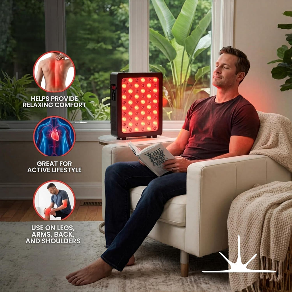 FSA Red Light Therapy for Face and Body, Near Infrared Red Light Therapy Panel 660nm and 850nm, High Power Full Body Hanging Panel, Skin Care Neck Relaxation Sleep with Remote FX300 HSA