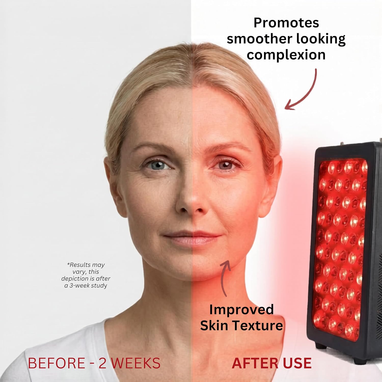 FSA Red Light Therapy for Face and Body, Near Infrared Red Light Therapy Panel 660nm and 850nm, High Power Full Body Hanging Panel, Skin Care Neck Relaxation Sleep with Remote FX300 HSA