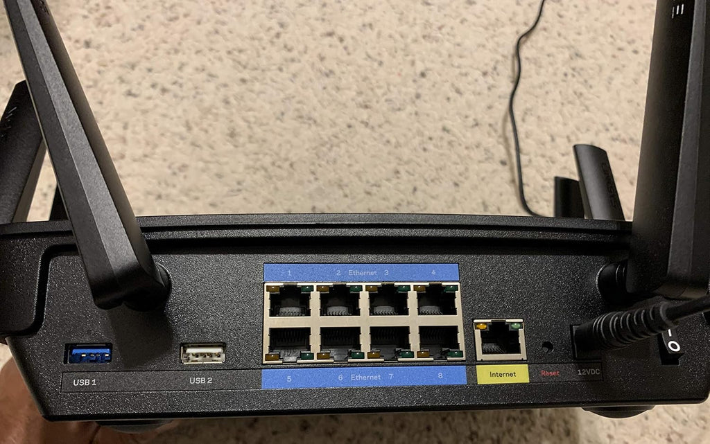 Linksys WiFi 5 Router, Tri-Band, 3,000 Sq. ft Coverage, 25+ Devices, Speeds up to (AC5400) 5.4Gbps - EA9500
