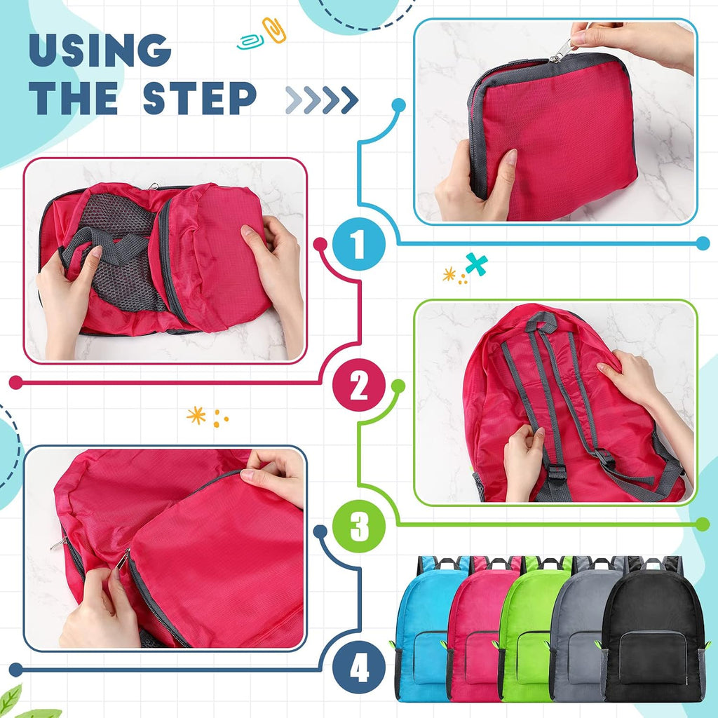 Eccliy 50 Pack Backpacks in Bulk 17 Inches Wholesale Back Pack Basic Backpack for adult Lightweight Outdoor Travel Bookbags(5 Colors)