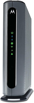 Motorola MG7700 Modem WiFi Router Combo with Power Boost | Approved by Comcast Xfinity, Cox and Spectrum | for Cable Plans Up to 800 Mbps | DOCSIS 3.0 + Gigabit Router