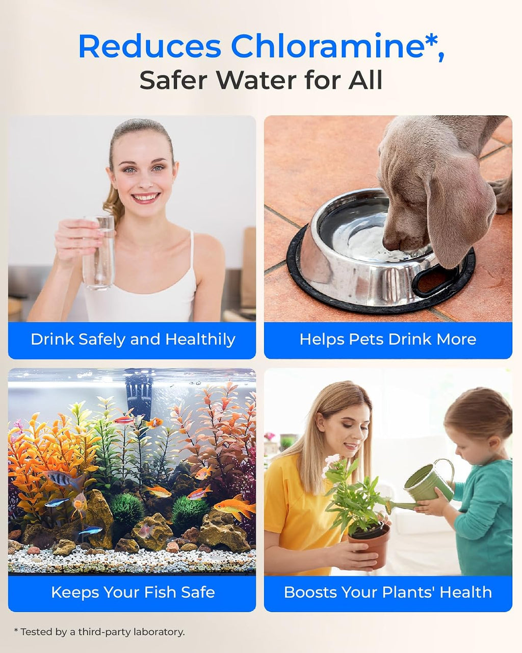 Waterdrop TSB-10-CM Under Sink Water Filter System Reduce Chloramine, Chlorine for CA, FL and Washington, D.C., Under Sink Water Filtration System with Brushed Nickel Faucet,NSF/ANSI 42 Certified