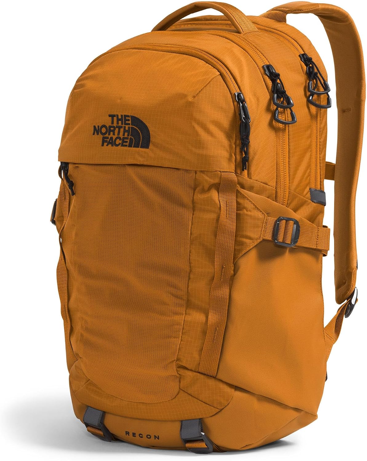 The North Face Recon Everyday Laptop Backpack - Daypack, Water Repellent, Laptop Sleeve, 2 Water Bottle Pockets, Timber Tan, One Size