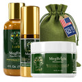 Loriini™ Meg Collection – Skincare Set for Women, MegPep Peptide Serum with Hyaluronic Acid, MegFresh Cleanser Exfoliating Face Wash, MegBright Moisturizer for Dark Spots - Gifts for Mom