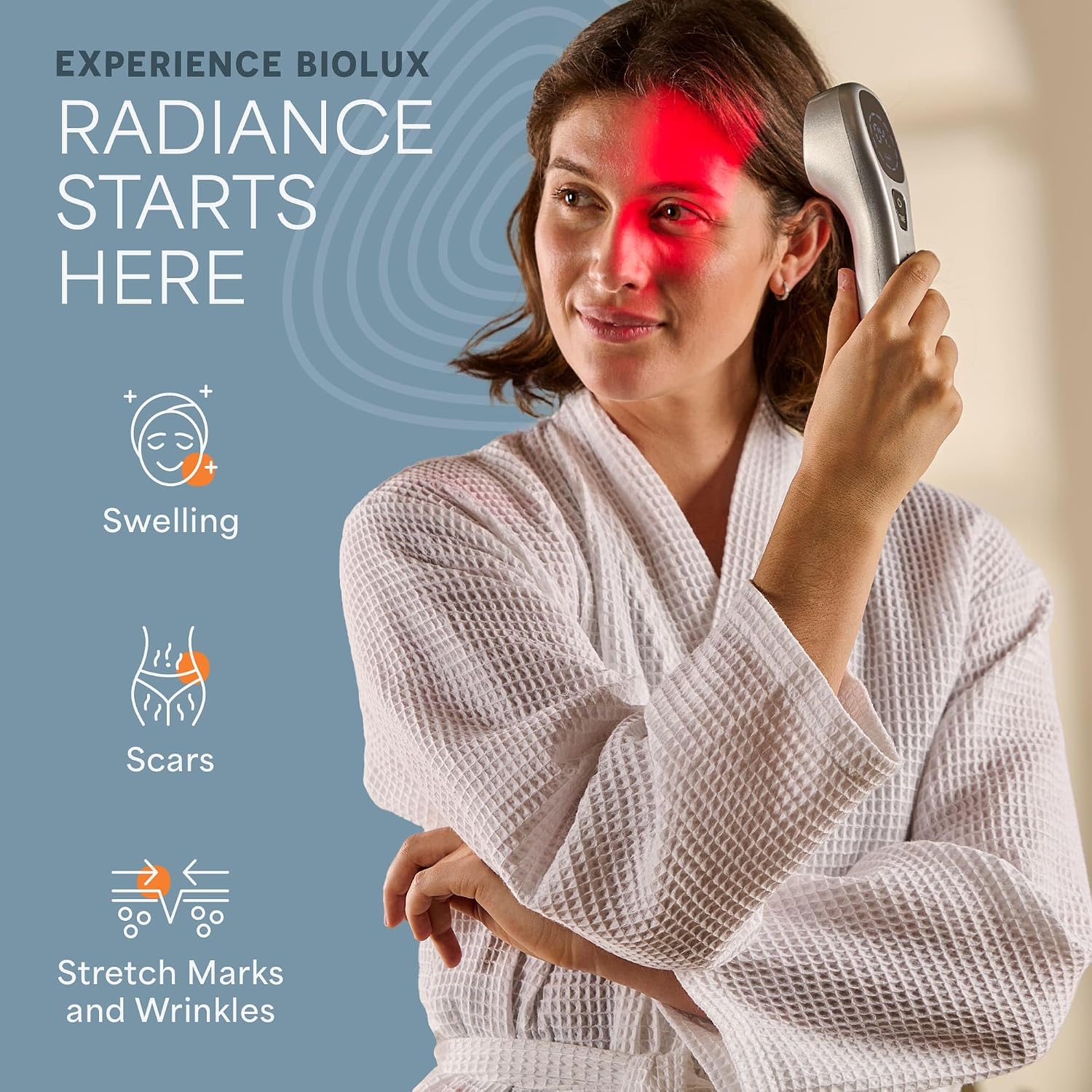Lifepro Infrared & Red Light Therapy for Body Joints & Muscles Wellness Support, Portable Red Light Therapy Device, Near Infrared Light Therapy for Body & Face - Use 3 wavelengths