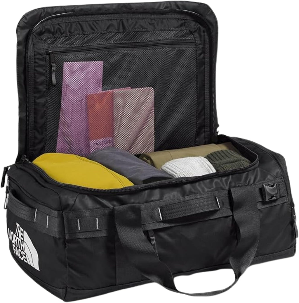 THE NORTH FACE Base Camp Voyager Duffel—42L - PFAS Free, TNF Black/TNF White-NPF, One Size