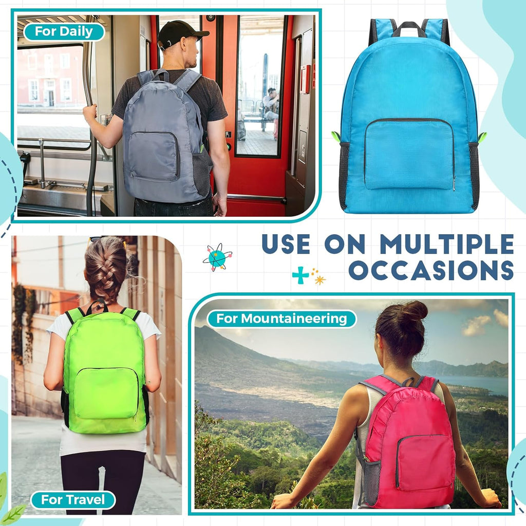 Eccliy 50 Pack Backpacks in Bulk 17 Inches Wholesale Back Pack Basic Backpack for adult Lightweight Outdoor Travel Bookbags(5 Colors)