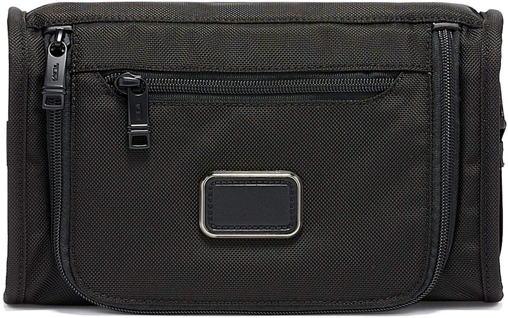 TUMI - Alpha Travel Kit - Travel Toiletry Bag - Compact Travel Organizer for Cosmetics & Essentials - TUMI Tracer - Black