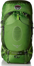 Osprey Atmos AG 65L Men's Backpacking Backpack, Mythical Green, S/M