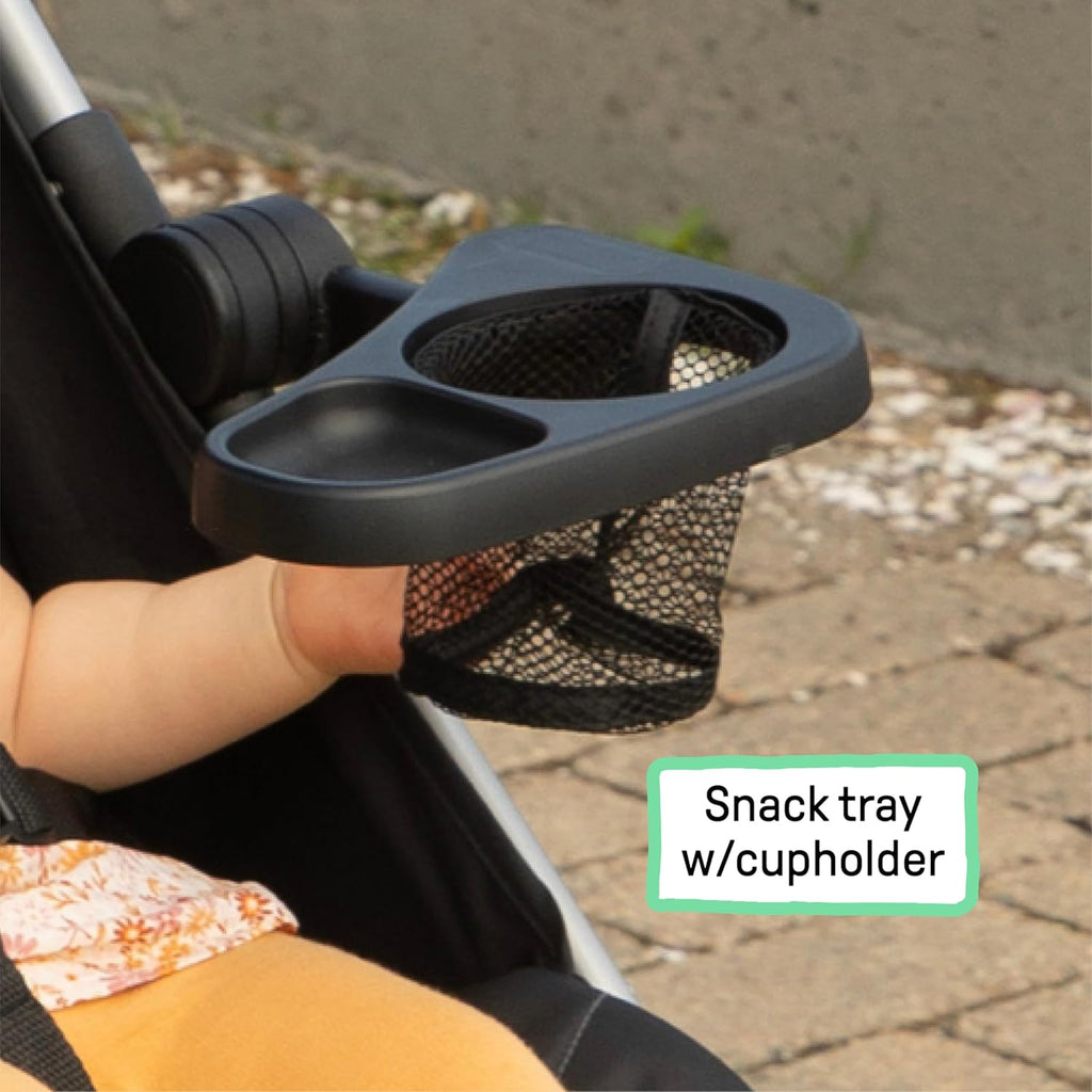 3Dlite Convenience Stroller, Green – Lightweight Stroller with Aluminum Frame, Large Seat Area, 4 Position Recline, Extra Large Storage Basket – Infant Stroller for Travel and More