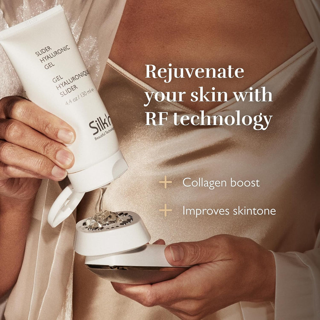 Silk'n Titan Multiplatform At-Home 3-in-1 Radio Frequency Skin Tightening Device for Face and Neck, Combines RF with Low-Level Laser Therapy & Red Light Therapy, with Thermal Sensor, Cordless