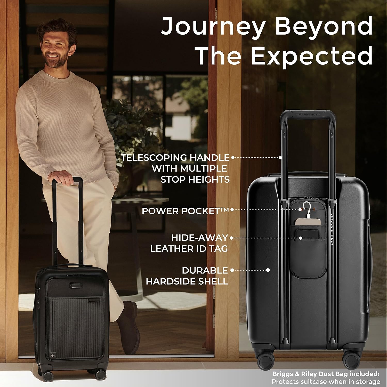 Briggs & Riley Sympatico Essential Front Pocket Carry-On Expandable Spinner