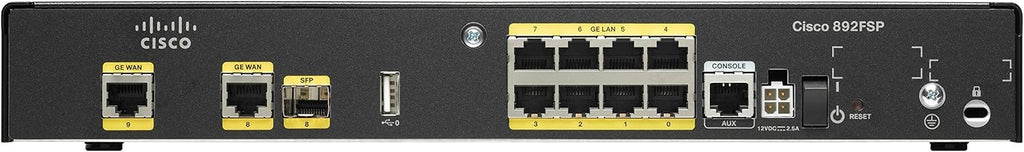 Cisco C892FSP-K9 1 GE and 1GE/SFP High Perf Security Router (Renewed)