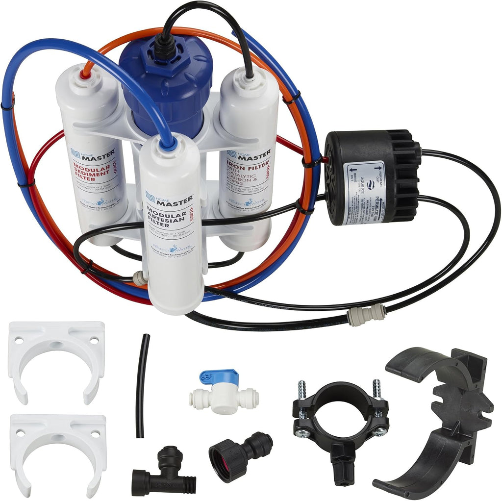 Home Master HydroGardener TMA-HG-Pro Pro Advanced Remineralizing Garden and Hydroponic Reverse Osmosis Water Filtration System, White