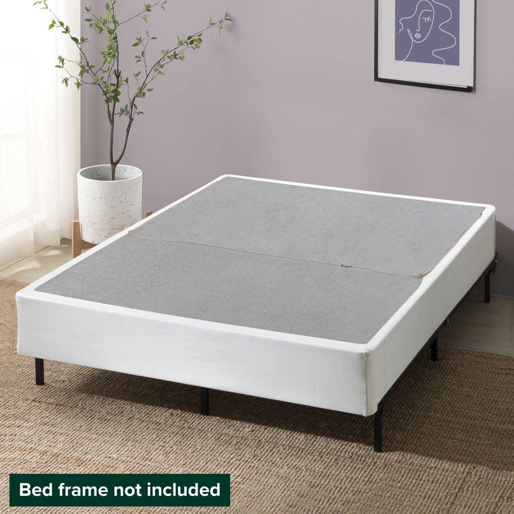 Zinus Jayanna 9 Inch High Profile BiFold Box Spring / Folding Mattress Foundation / Strong Steel Structure / No Assembly Required, Full